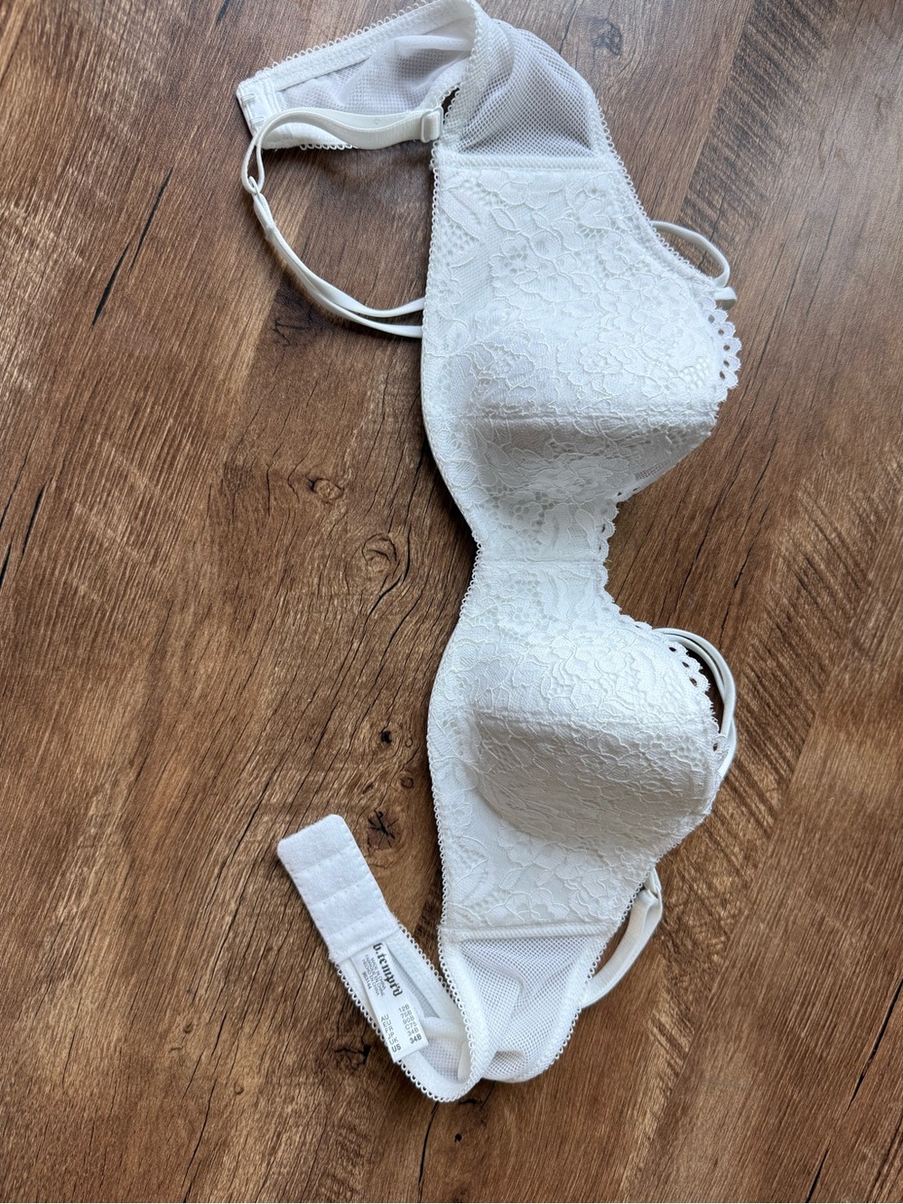 Lace Bra-Delier in White